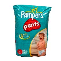 PAMPERS PANTS ACTIVE BABY LARGE 52 U